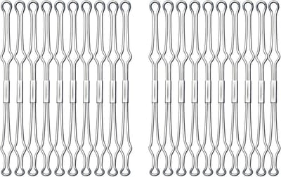 Draad houders voor ordners - 20 metalen bevestigers voor ringmappen