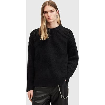AllSaints Harlen Crew Black Maat: XXL | Sweaters Outlet | Heren | Zwart