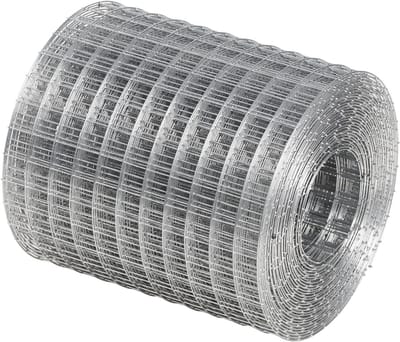 Dailygoods- Knaagdiergaas 6 m x 100 mm - Gegalvaniseerd Metalen Gaas - Sterk en Duurzaam - Roestvrij - Voor het Blokkeren van Ongedierte - Geschikt voor het Afdekken van Gaten