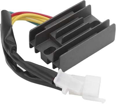 Dailygoody - Gelijkrichter Spanningsregelaar - Vervanging - Eenvoudig te installeren - Aluminiumlegering - Geschikt voor EN 125 GN 250 GS 125 GZ 250 -...