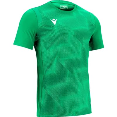 Macron Rodders Shirt Korte Mouw Kinderen - Groen | Maat: 7-8 Y