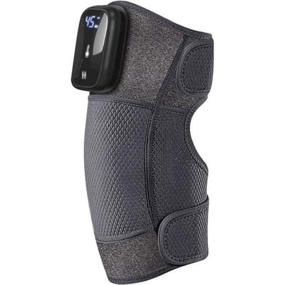 Knie Massager Alsem Elektrische Schouderpad Oude Koude Been Intelligent Infrarood Gewricht Fysiotherapie Instrument Sport Verwarmings Kniepad grijze kleur