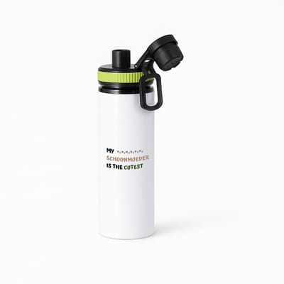 Hacebo® - my schoonmoeder is the cutest waterfles met draaidop groen - Mama - schattige schoonmoeder - Moeder cadeautjes - moederdag - verjaardagscadeau - verjaardag - cadeau - geschenk - kado - gift - moeder artikelen - water fles - 850ML