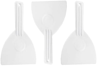 Dailygoods- Bakspatel 3-delig - Kunststof - Taartschraper - Deegschraper - Multifunctioneel - Milieuvriendelijk PP-kunststof - Spatel