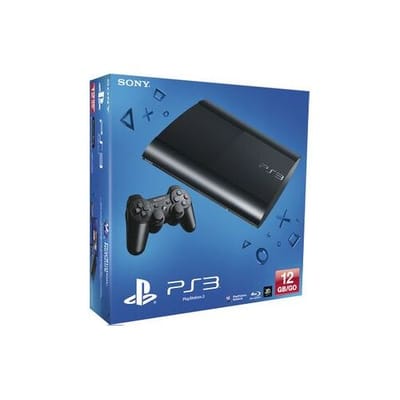 Sony PlayStation 3 Super Slim 12GB-Zwart Boxed (PlayStation 3) Gebruikt