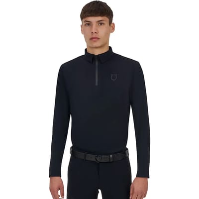 Polo met lange mouwen voor wedstrijden Equestro Ridertechnology