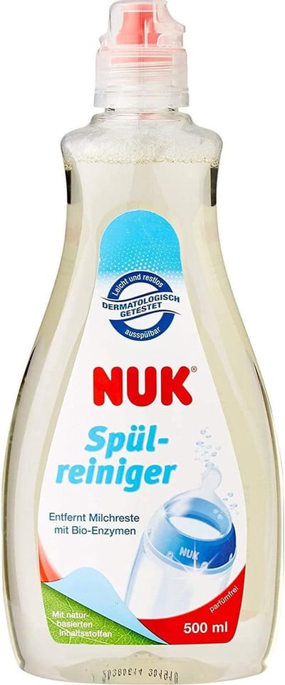 Nuk Afwasmiddel voor Babyflessen & Spenen, met Natuurlijk Ingredienten, 500 ml