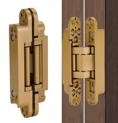 Dailygoods- Deurscharnieren 3D Verstelbaar - Verborgen Scharnier - 180 Graden Openingshoek - Zinklegering - Slijtvast - Tot 40kg Lading