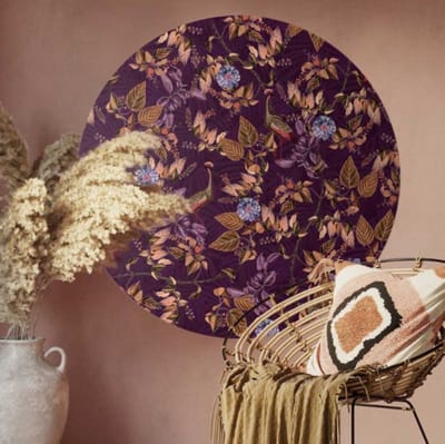 Behangcirkel 150cm Studio Wallz - Purple disco