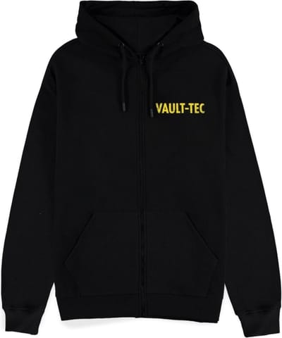 Fallout Vault 33 Vest met capuchon zwart S - Katoen - Fan merch, Gaming