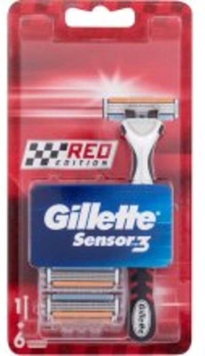 Gillette Sensor 3 Shaving Set - Red Edition