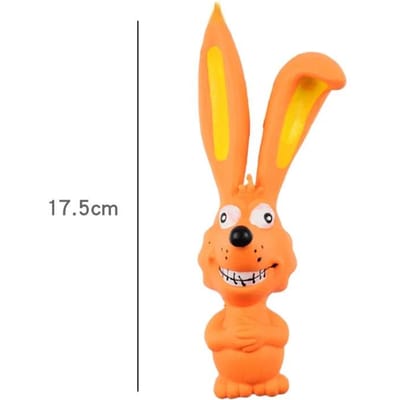 Jouets pour chiens en latex, jouet à mâcher pour animaux de compagnie, fournitures pour chiens, accessoires pour animaux de compagnie, jouet couineur compressible pour chien, accessoires pour chiots orange