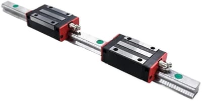 Lineaire geleiding - Bewegingssysteem - Precisie Beweging - Inclusief glijstukken - 400 mm - Metaal