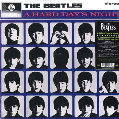 LP Plaat BEATLES A Hard Days Night 180g 94638241317 APPLE 2012 Europa Rock blue