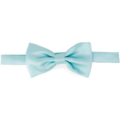 Punto Sella Cravatte Turquoise Zijde Vlinderdas