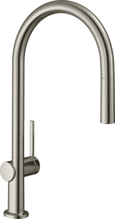 Hansgrohe M54 - Talis keukenkraan met uittrekbare vuistdouche, RVS look 72802800