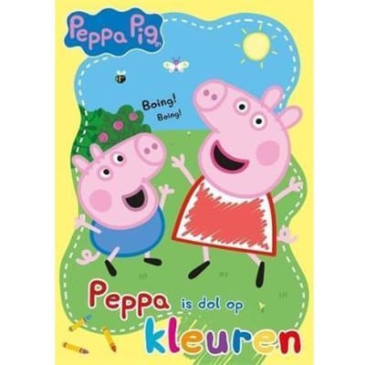 Peppa Pig - is dol op kleuren Kleurboeken
