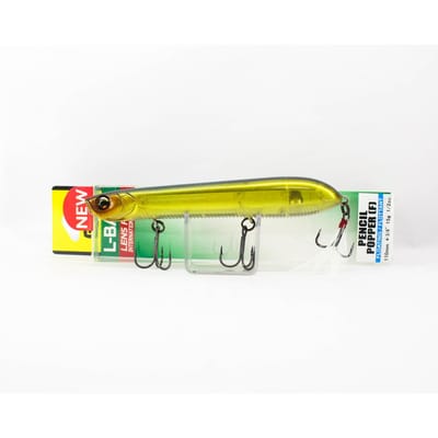 Leurre flottant Yo Zuri Duel L Bass Pencil Popper 110F F1237-MGGB (4818)