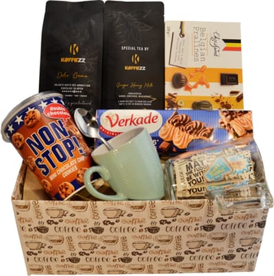 Koffiezz Koffie-thee geschenk `Delicious` met koffie en thee