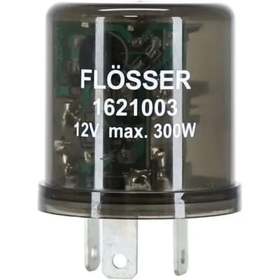 Centrale clignotante universelle 3 cosses 300W max Flosser 1621003 pour moto