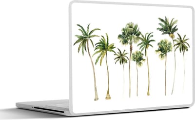 Laptop sticker - 14 inch - Jungle - Palmboom - Groen - 32x5x23x5cm - Laptopstickers - Laptop skin - Cover