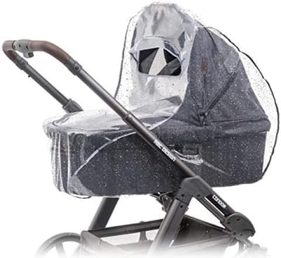 Regenhoes/Regenscherm voor Kinderwagen/Wandelwagen met Reiswieg (Universele Pasvorm)