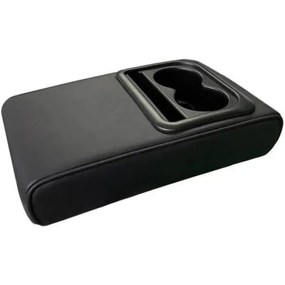 Auto-armsteunkussen met 2 bekerhouders PU-lederen armsteunkussen Draagbare auto-armsteunkussensloop Hoogtekussen type B