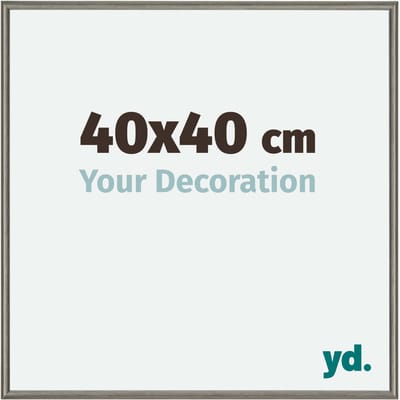 Your Decoration - Fotolijst 40x40 cm - Aluminium - Mercury Structuur - New York
