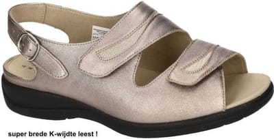 Solidus -Dames - brons - sandalen - maat 40.5