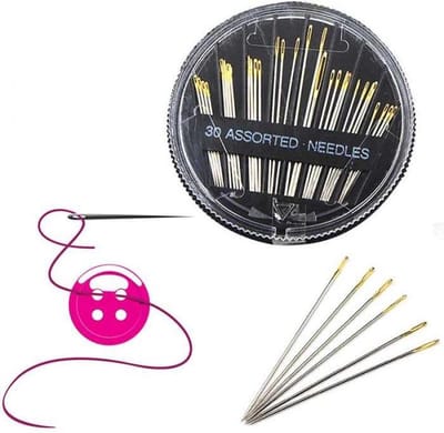 Universele Naalden Set - Borduur Hobby Naalden - Textiel Leer & Naai Naaldenset - 30-Delig
