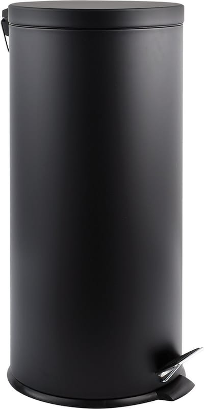 MSV Pedaalemmer 30L - UNIS - Vuilnisbak - Metaal - Zwart