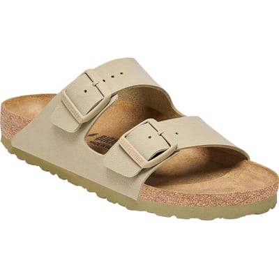 Birkenstock - Arizona Groen Smal Voetbed Unisex Slipper - Maat 38