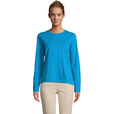 Dames-T-shirt met lange mouwen Sol's Monarch
