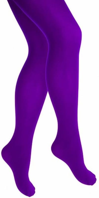 Panty Paars - Nylon - Kinderen - Maat 116-128