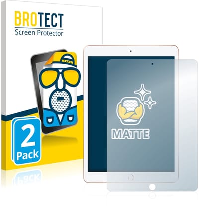 BROTECT - Screenprotector voor Apple iPad WiFi / Cellular 10.2" 2019 - Folie Beschermfolie matte 2 Stuks