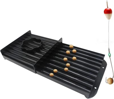 Boilies Roltafel - Aas Ballen Maker - Vis Aas Maken - Glad Gepolijst PP - 30x15cm Basis - Zwart