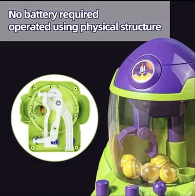 Mini Grijpmachine – Zonder Batterijen – Zelf Vullen met Balletjes – Draagbaar – Hand-Oog Coördinatie Speelgoed - E1.5