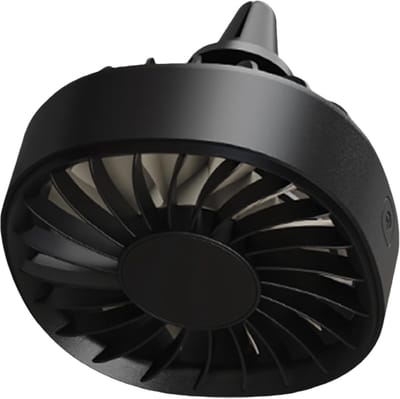 VHV - Autoventilator - usb autoventilator achterbank - USB oplaadbaar, stil, met LED verlichting - voor auto, achterbank, camper
