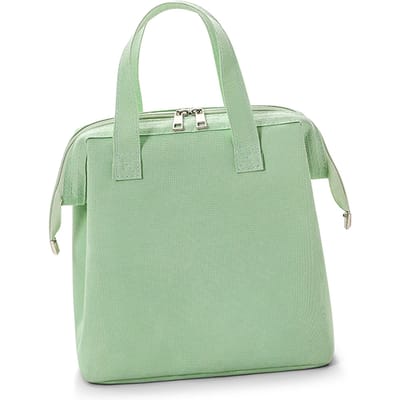 Geïsoleerde Koeltas Draagbare Thermische Lunchtas Opbergtas Handtas voor Shoppen Werk School Picknick Kamperen BBQ groen