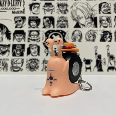 1 Stuk Anime One Piece Den Den Mushi Model Cartoon Luffy Sabo Ace Slakvormige Telefoon Kan Geluidsopname Speelgoed Fans Cadeaus