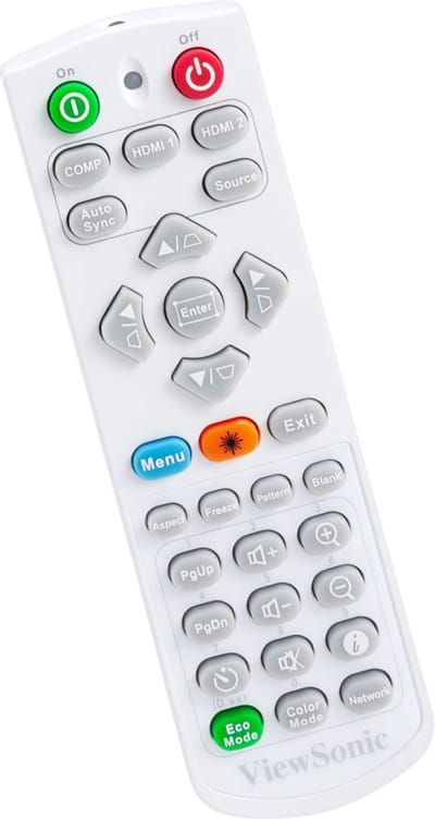 Afstandsbediening geschikt voor de VIEWSONIC LS750WU beamer, vervangt A-00010294 / Q-3102