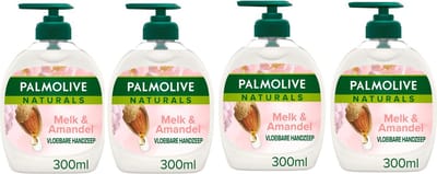 Palmolive Vloeibare Handzeep Pomp Amandel - 4 x 300 ml Voordeelverpakking