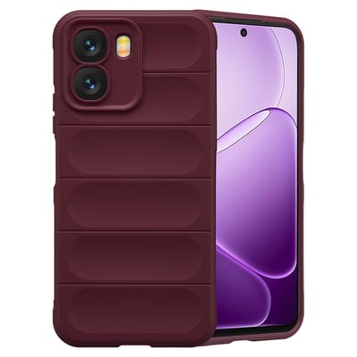 imoshion Hoesje - Geschikt voor Oppo A6x (5G) / Oppo A6x (4G) - EasyGrip Backcover - Aubergine