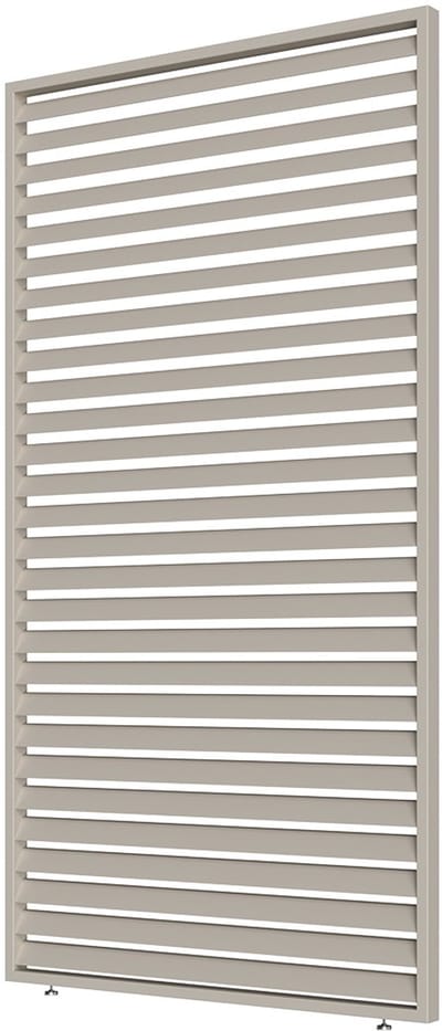 Orion Louvre shutter paneel - 93x238,25cm - Lichtgrijs - Voor 3m kant