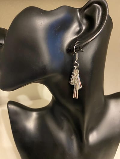 Geometrische kegel oorbellen | | Make up | Parfum | Moederdag | Verjaardagscadeau| Cadeautje| Valentijnsdag| Kado | sieraden | vaderdag | oorbellen | oorsieraden