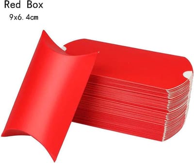 Gondeldoosjes Rood - Valentijn / Kerst / Sint / Verjaardag / Huwelijk - Effen kartonnen cadeau doosjes - Traktatiedoosjes - Geschenk Verpakking - Uitdeel Doosje - Feest - en Cadeaudoos - Snoepdoosje | Gift - Leuk verpakt - Inpakdoosje - 7,5 x 11,5 cm