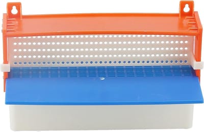 Pollenval Bijenkorf - Stuifmeel Verzamelaar - Bijenhouden Ondersteunen - Milieuvriendelijk Kunststof - 33x17x13 cm - Transparant