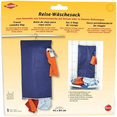 Reiswaszak Blauw - Ruimtebesparende Oplossing voor Vuilwas