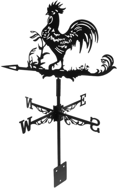 Windwijzer - smeedijzeren windwijzer - decoratief - weerbestendig - geschikt voor tuinen en daken-FXB41