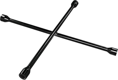4-Way Cross Lug Wrench - 20 Inch - SAE and Metric Sizes